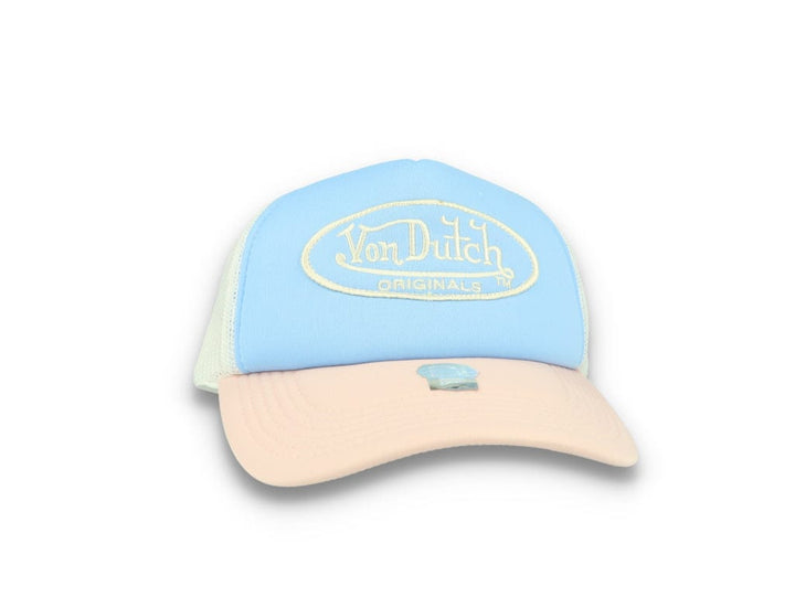 Von Dutch Trucker Cap Tampa Foam Blue/Pink - LOKK