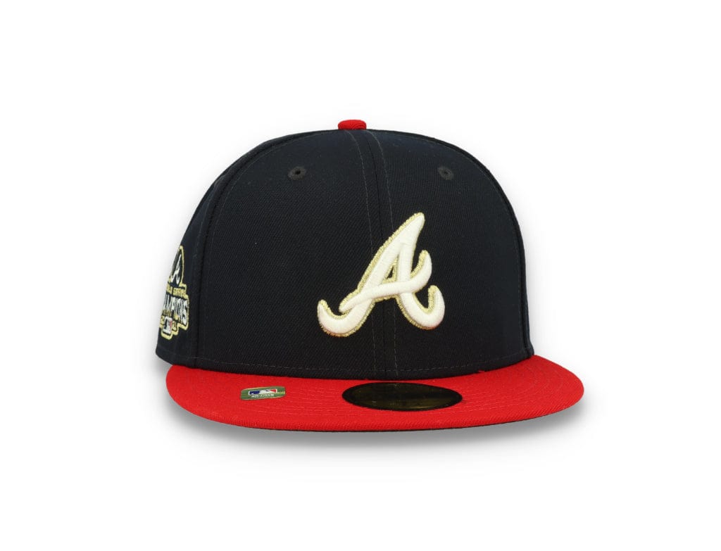 59FIFTY Gold Atlanta Braves