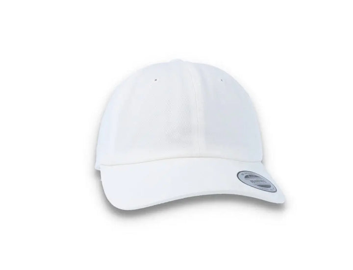 White Dad Cap Low Profile Cotton Twill - Yupoong 6245CM - LOKK