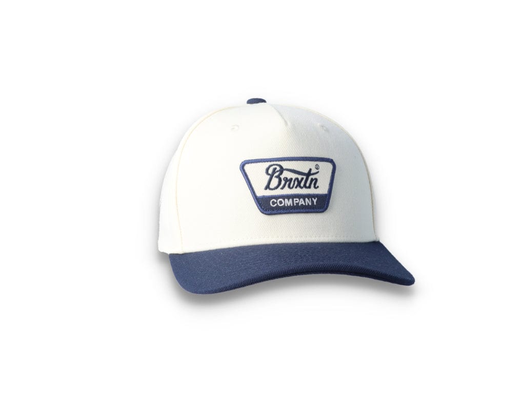 Snapback Cap White/Navy Linwood - LOKK