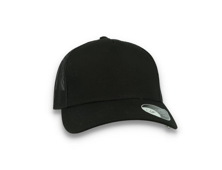 Trucker Cap Black/Black Atlantis Rapper Cotton - LOKK
