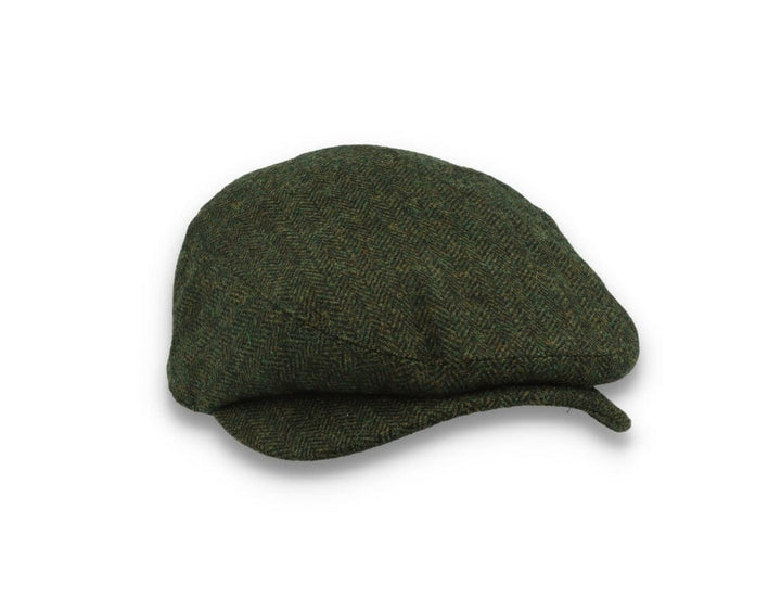 Barbour Barlow Flat Cap Grey Herringbone - LOKK