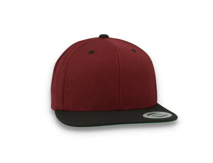 Yupoong Classic Snapback 6089MT Maroon/Black - LOKK