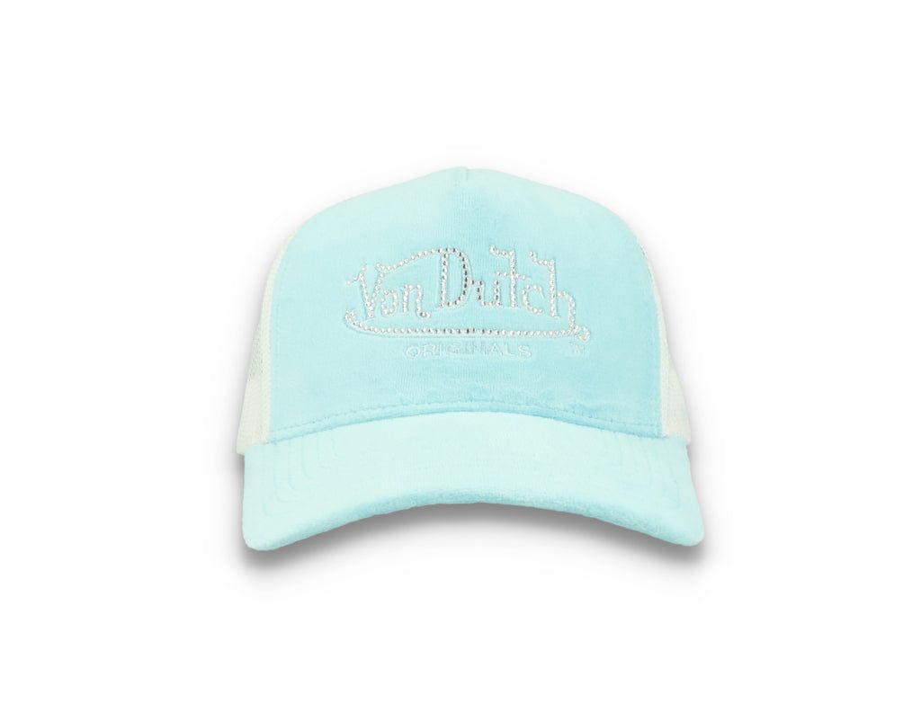 Von Dutch Trucker Cap Miami Velvet Light Blue/White - LOKK