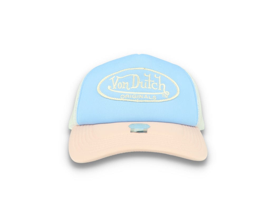 Von Dutch Trucker Cap Tampa Foam Blue/Pink - LOKK