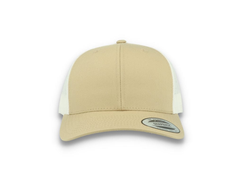 Flexfit 6606T Retro Trucker Khaki/White - LOKK