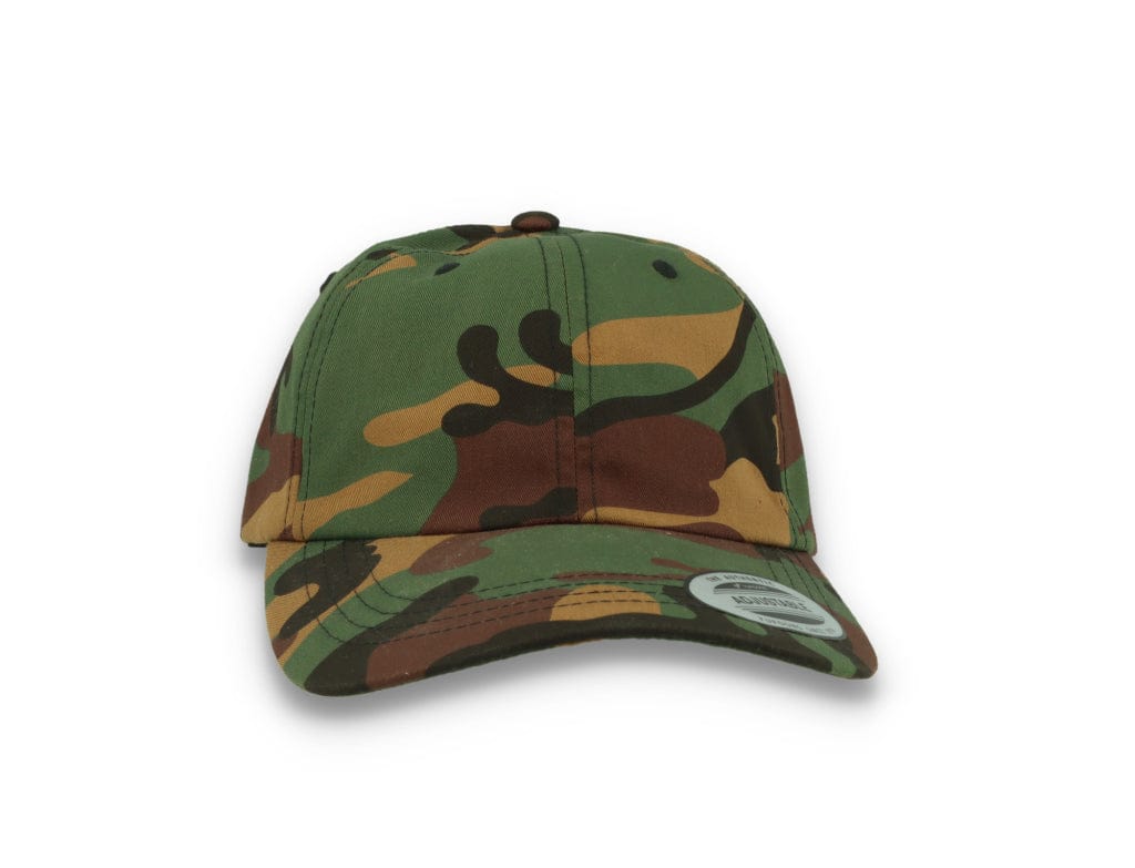 Low Profile Camo Cotton Cap 6245CM Woodland Camo - LOKK