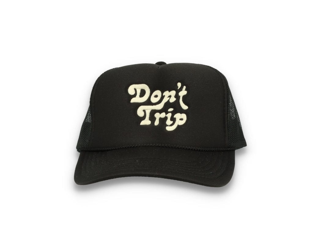 Trucker Cap Free & Easy Don't Trip Black/Black - LOKK