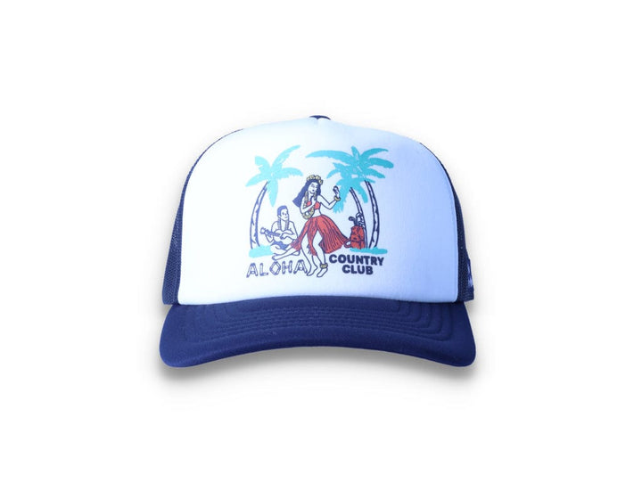 Trucker Cap Aloha Club White/Navy - LOKK