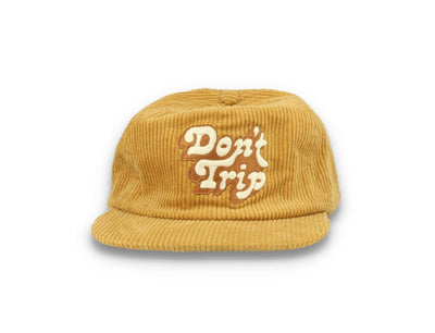 Free & Easy Don't Trip Fat Corduroy Snapback Cap Vintage Gold
