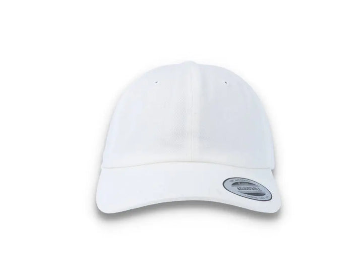 White Dad Cap Low Profile Cotton Twill - Yupoong 6245CM - LOKK