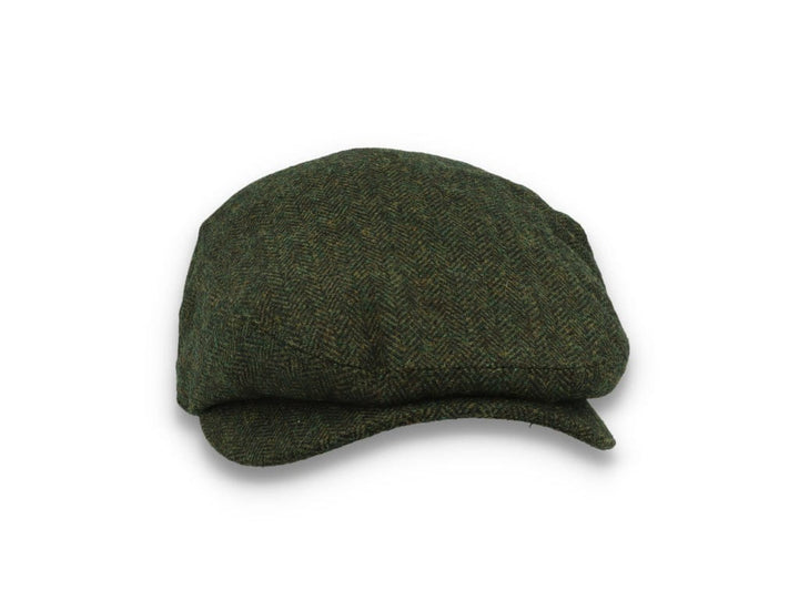 Barbour Barlow Flat Cap Grey Herringbone - LOKK