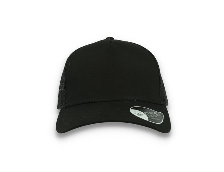 Trucker Cap Black/Black Atlantis Rapper Cotton - LOKK