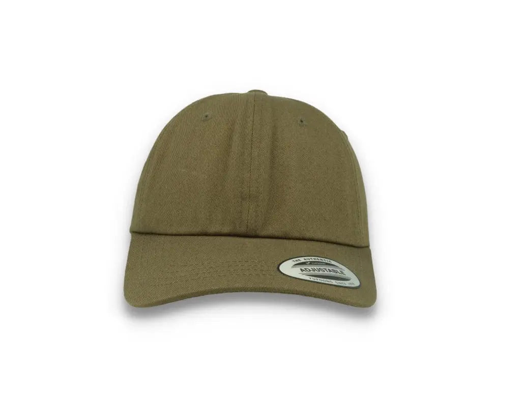 Buck Green Dad Cap Low Profile Cotton Twill - Yupoong 6245CM Buck - LOKK