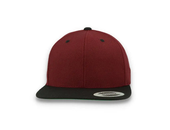 Yupoong Classic Snapback 6089MT Maroon/Black - LOKK