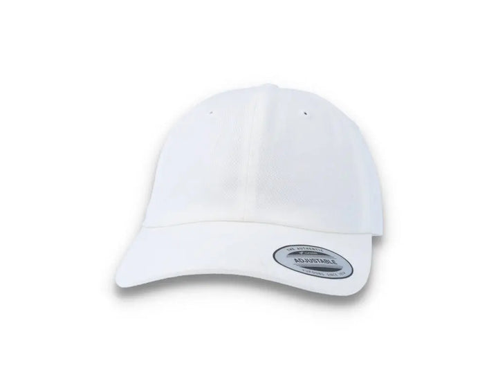 White Dad Cap Low Profile Cotton Twill - Yupoong 6245CM - LOKK