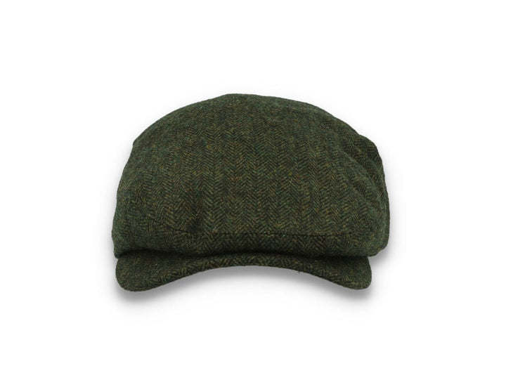 Barbour Barlow Flat Cap Grey Herringbone - LOKK