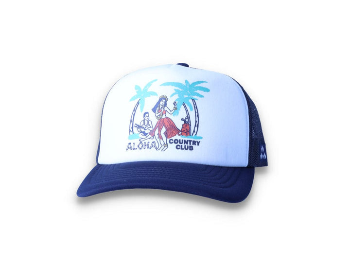 Trucker Cap Aloha Club White/Navy - LOKK