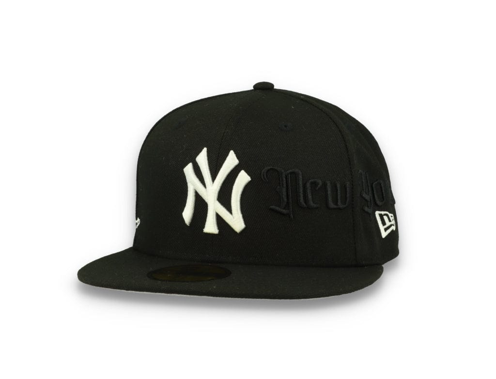 59FIFTY Script New York Yankees Black/White - LOKK