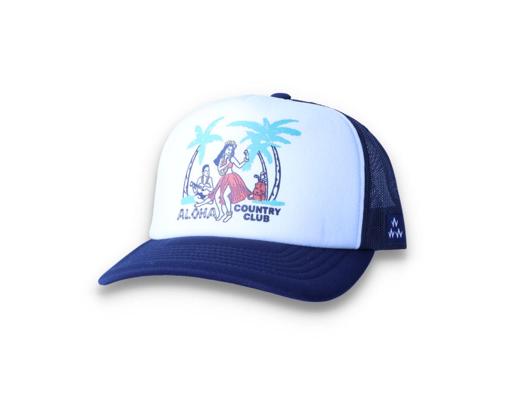 Trucker Cap Aloha Club White/Navy - LOKK