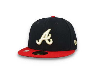 59FIFTY Gold Atlanta Braves