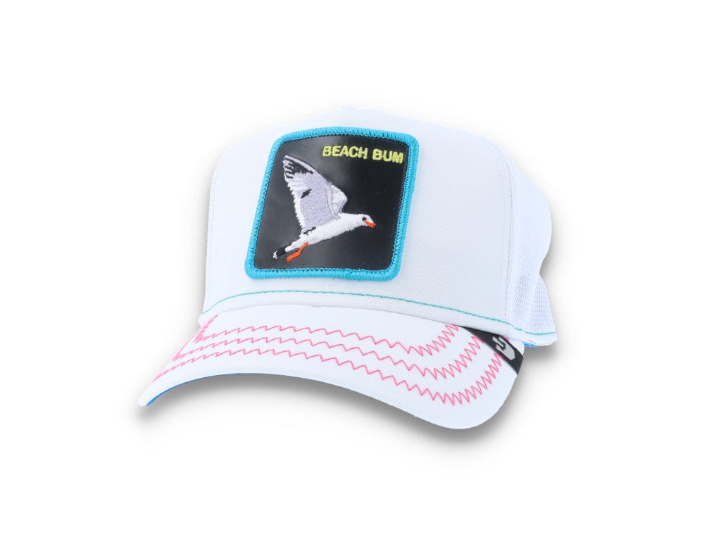 Goorin Trucker Cap Beach Bomber White - LOKK