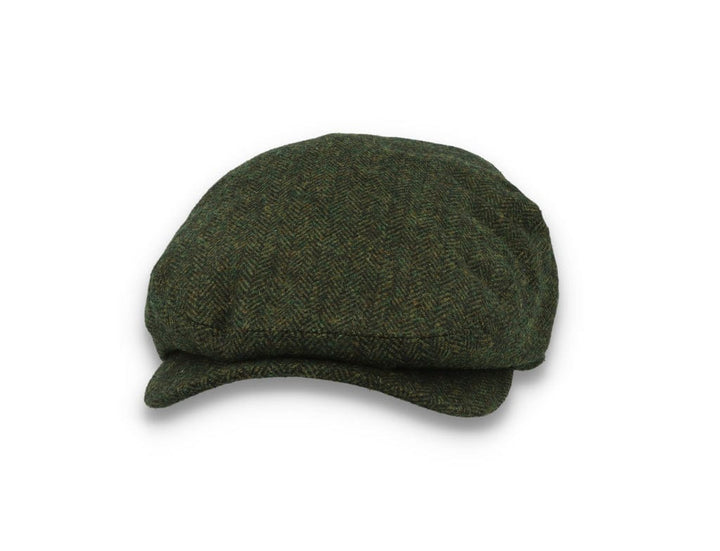 Barbour Barlow Flat Cap Grey Herringbone - LOKK