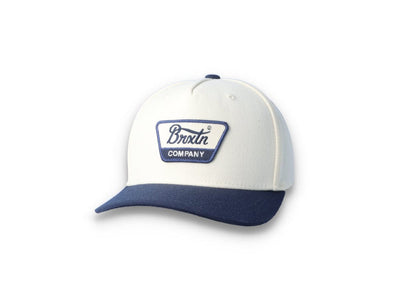 Snapback Cap White/Navy Linwood