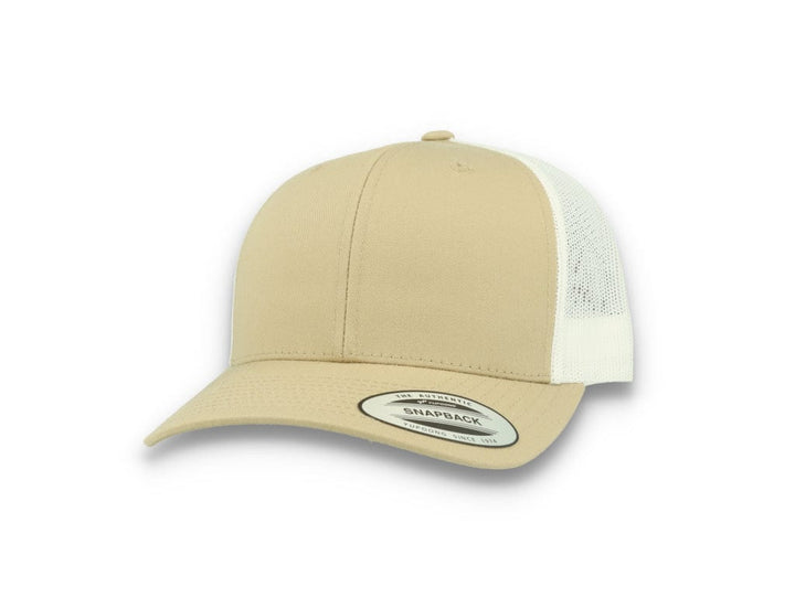 Flexfit 6606T Retro Trucker Khaki/White - LOKK