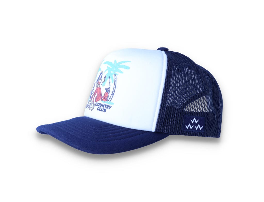 Trucker Cap Aloha Club White/Navy - LOKK