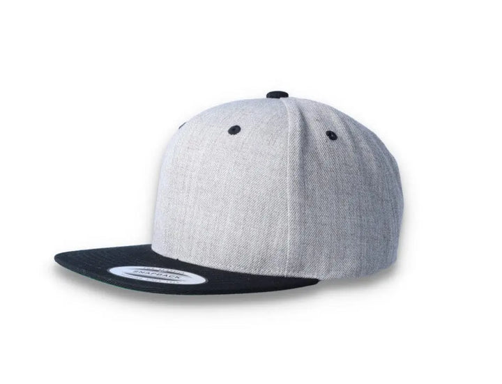 Yupoong Classic Snapback 6089MT Heather Grey/Black - LOKK