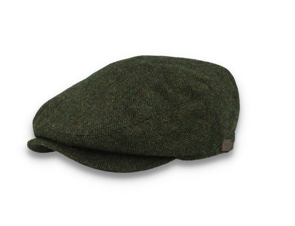 Barbour Barlow Flat Cap Grey Herringbone - LOKK
