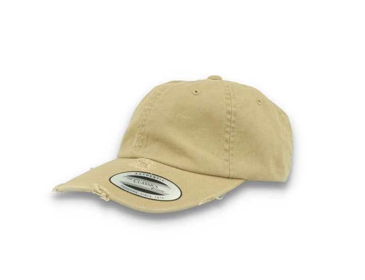 Low Profile Destroyed Cap Khaki 6245DC - LOKK