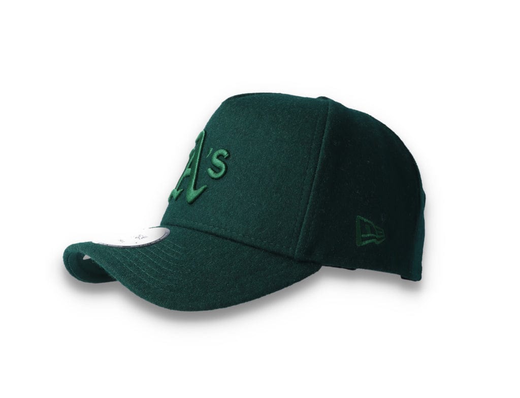 9FORTY A-Frame Melton Wool Oakland Athletics Dark Green - LOKK