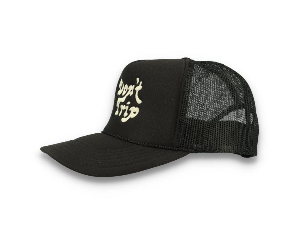 Trucker Cap Free & Easy Don't Trip Black/Black - LOKK