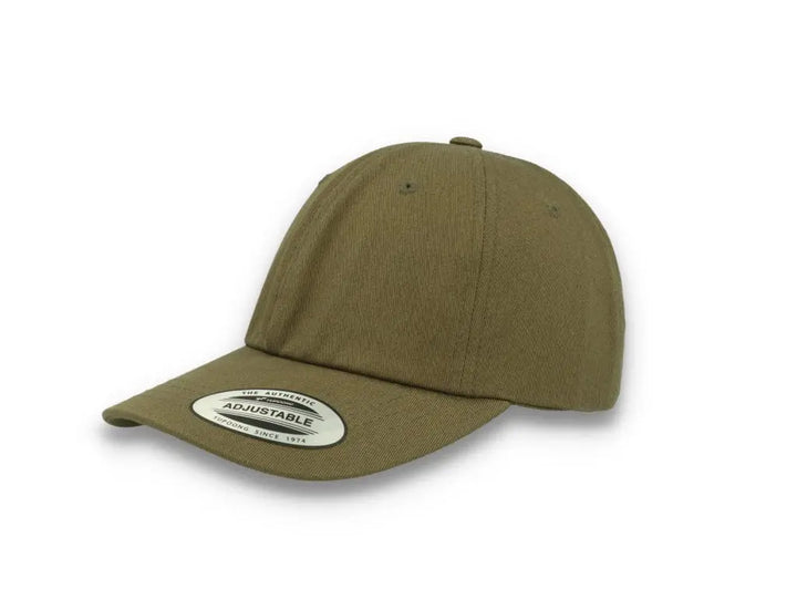 Buck Green Dad Cap Low Profile Cotton Twill - Yupoong 6245CM Buck - LOKK