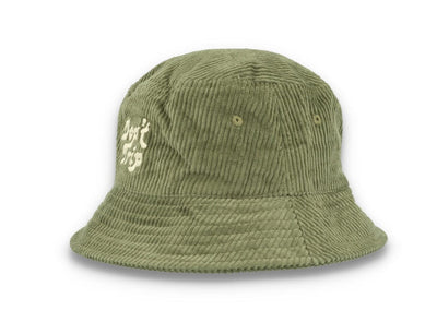 Bucket Hat Olive Green Free & Easy Don't Trip Fat Corduroy