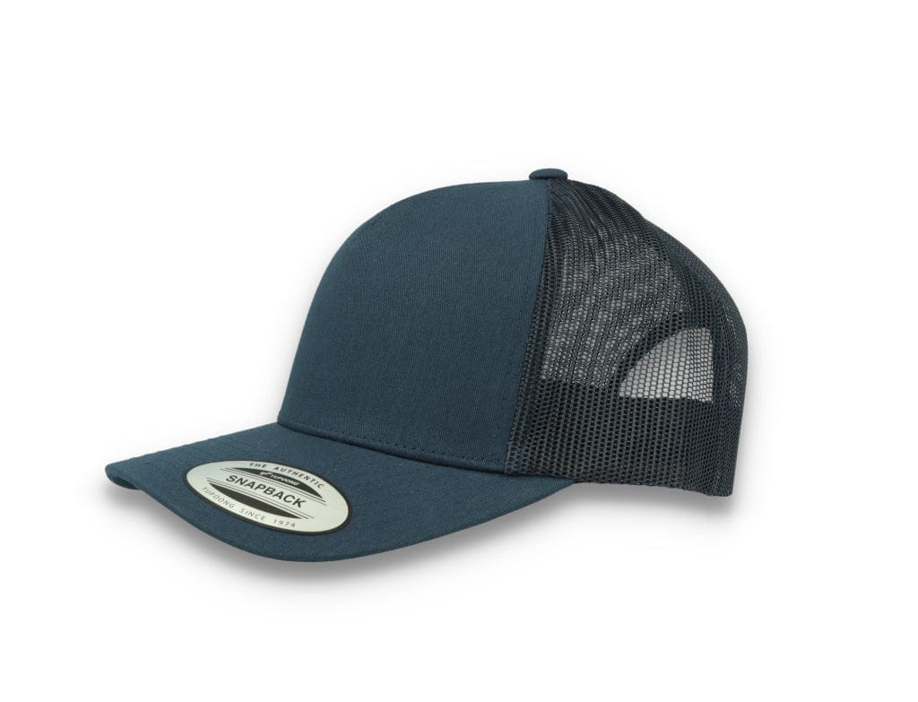 Trucker Cap Navy 5-Panel Retro Trucker 6506 - LOKK