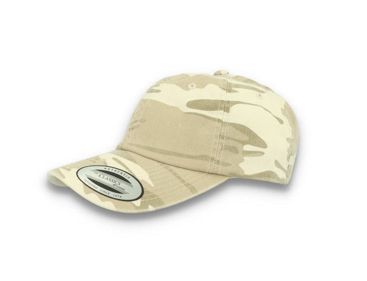 Low Profile Camo Washed Cap 6245CW Desert Camo - LOKK