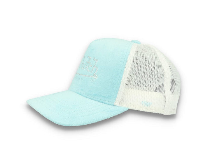Von Dutch Trucker Cap Miami Velvet Light Blue/White - LOKK