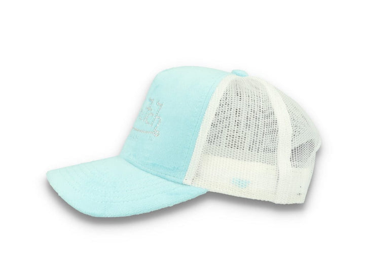 Von Dutch Trucker Cap Miami Velvet Light Blue/White - LOKK