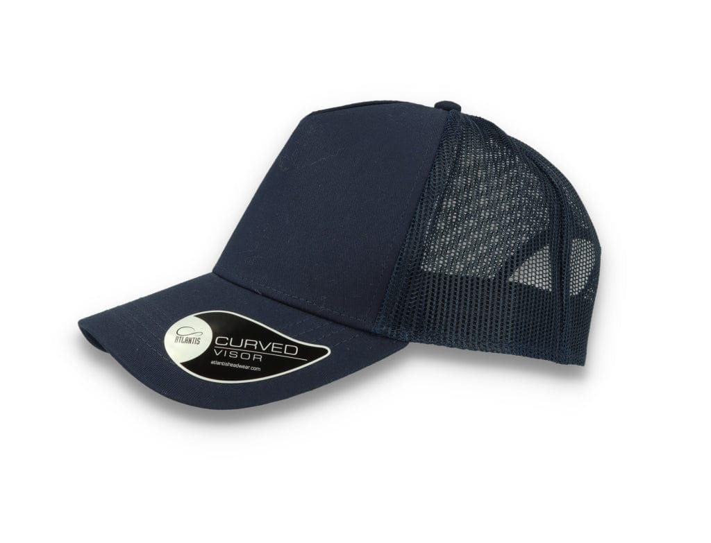 Trucker Cap Navy/Navy Atlantis Rapper Cotton - LOKK