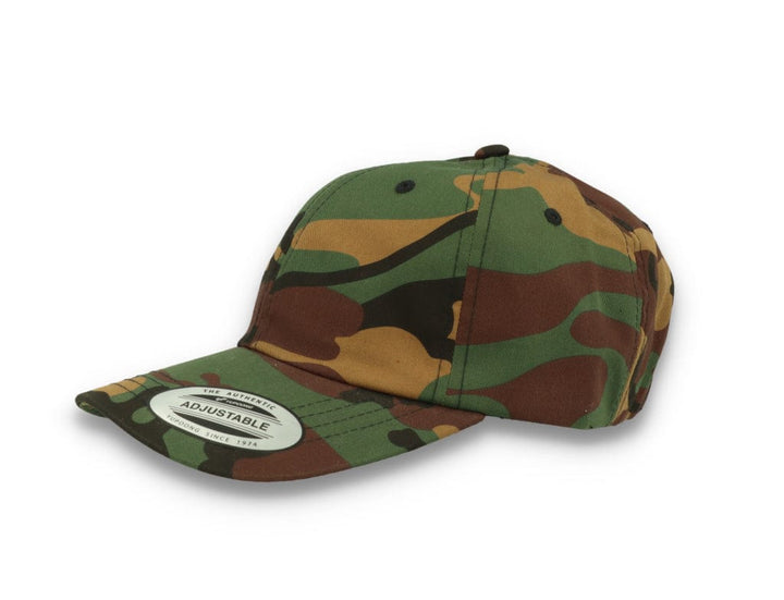 Low Profile Camo Cotton Cap 6245CM Woodland Camo - LOKK