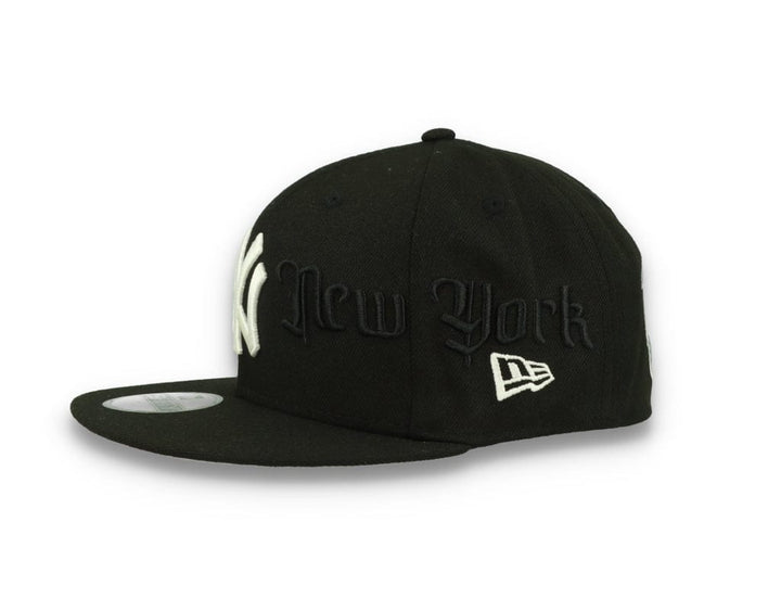 59FIFTY Script New York Yankees Black/White - LOKK
