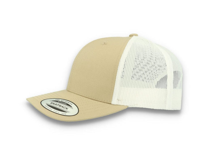 Flexfit 6606T Retro Trucker Khaki/White - LOKK