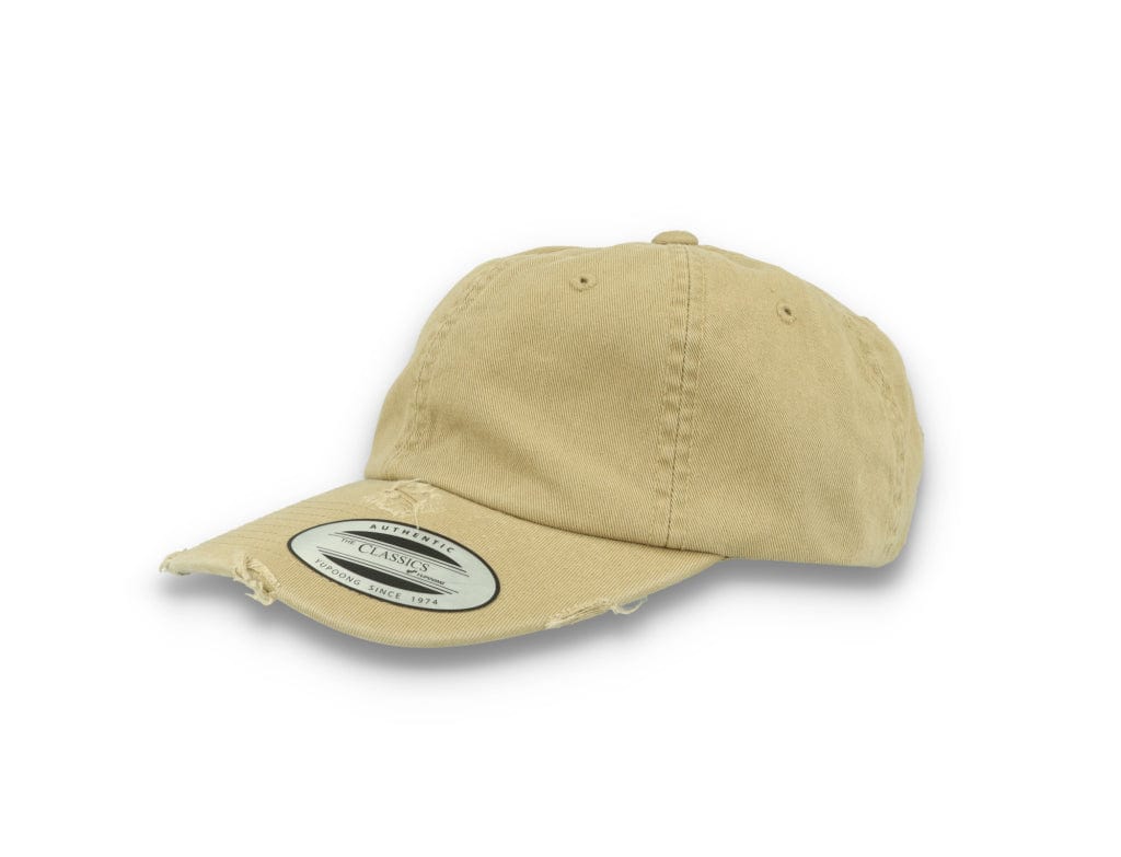 Low Profile Destroyed Cap Khaki 6245DC - LOKK