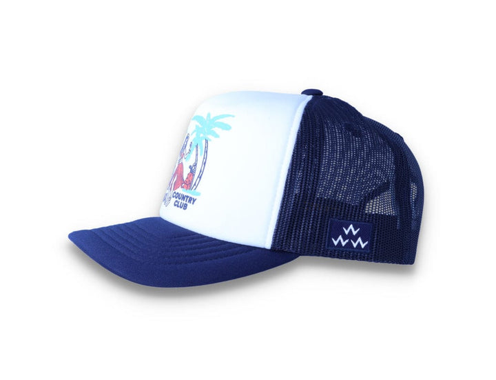 Trucker Cap Aloha Club White/Navy - LOKK