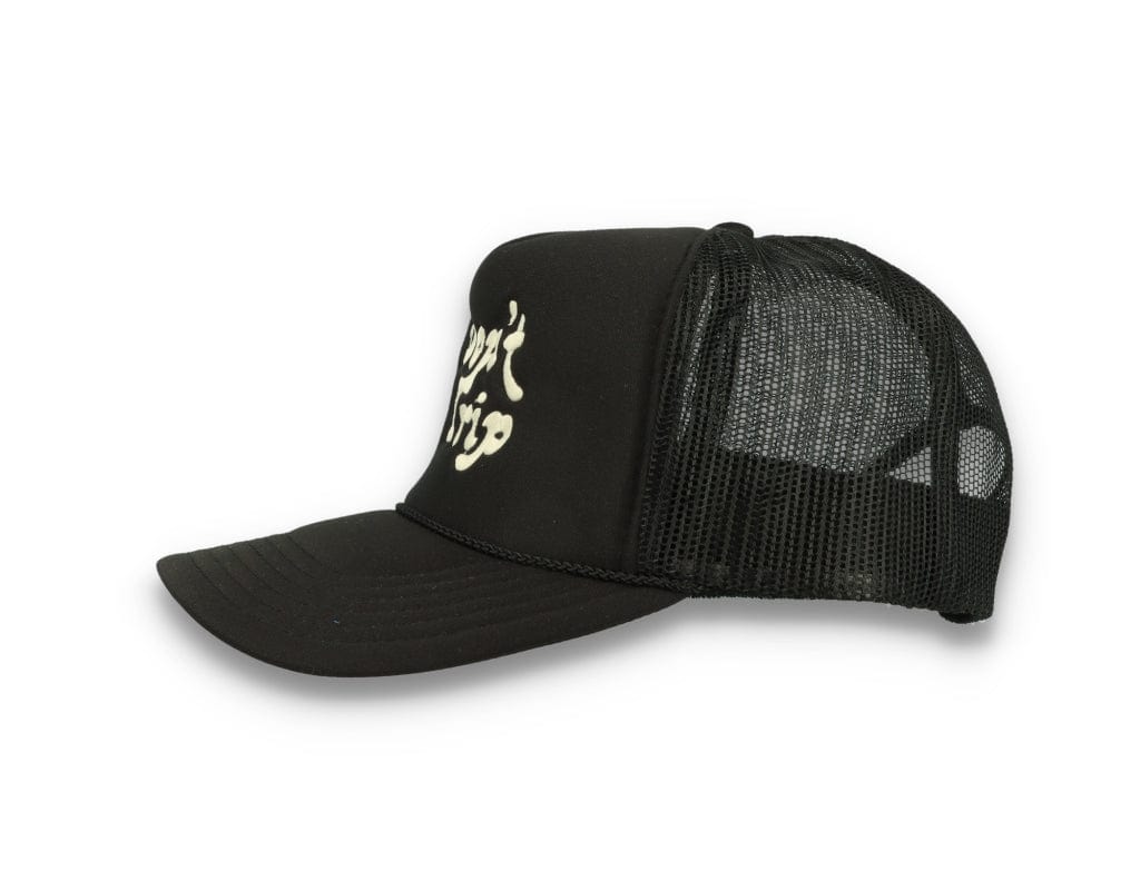 Trucker Cap Free & Easy Don't Trip Black/Black - LOKK