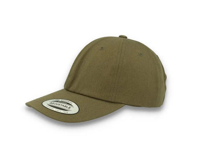 Buck Green Dad Cap Low Profile Cotton Twill - Yupoong 6245CM Buck - LOKK