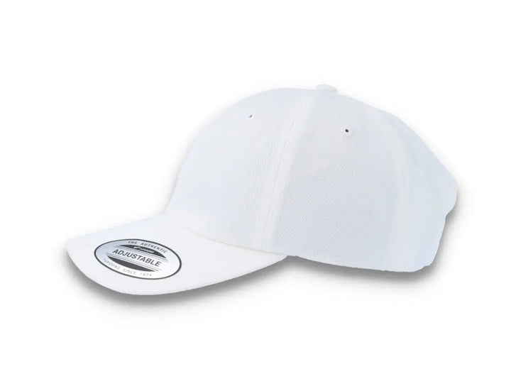 White Dad Cap Low Profile Cotton Twill - Yupoong 6245CM - LOKK